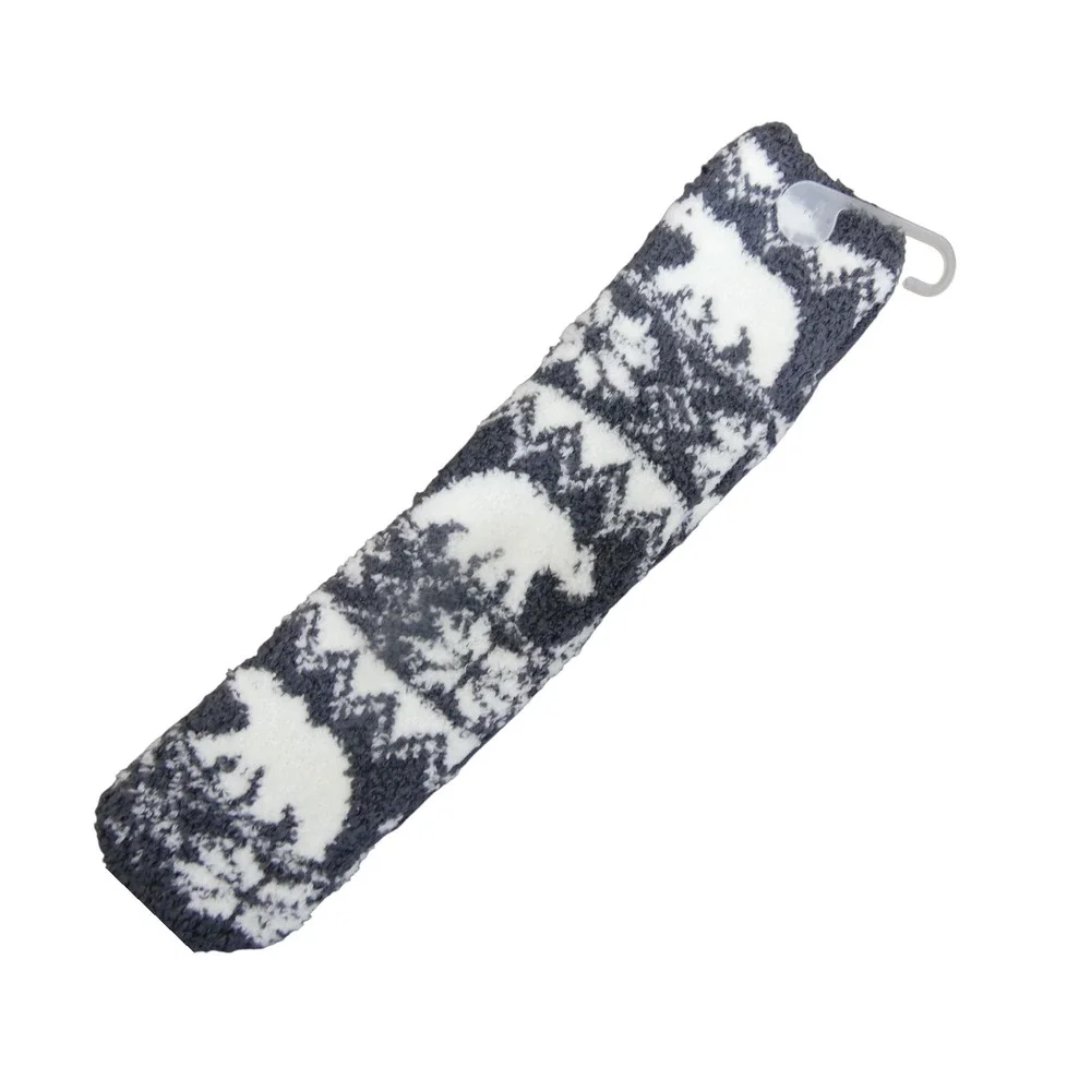 Old Navy Cozy Socks Women One Size Navy Blue NWT Bear Mountain Fuzzy Crew